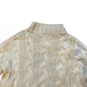 White Knit Sweater (L)