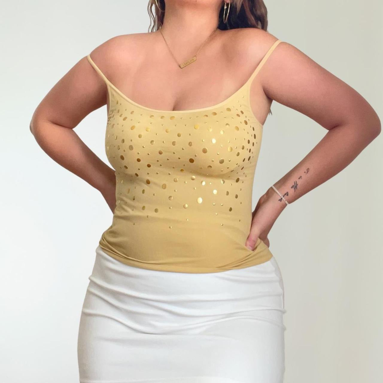 Victoria’s Secret Gold Cami Top (M)