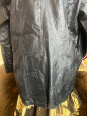 Black Cream Faux Crocodile Jacket (XL)