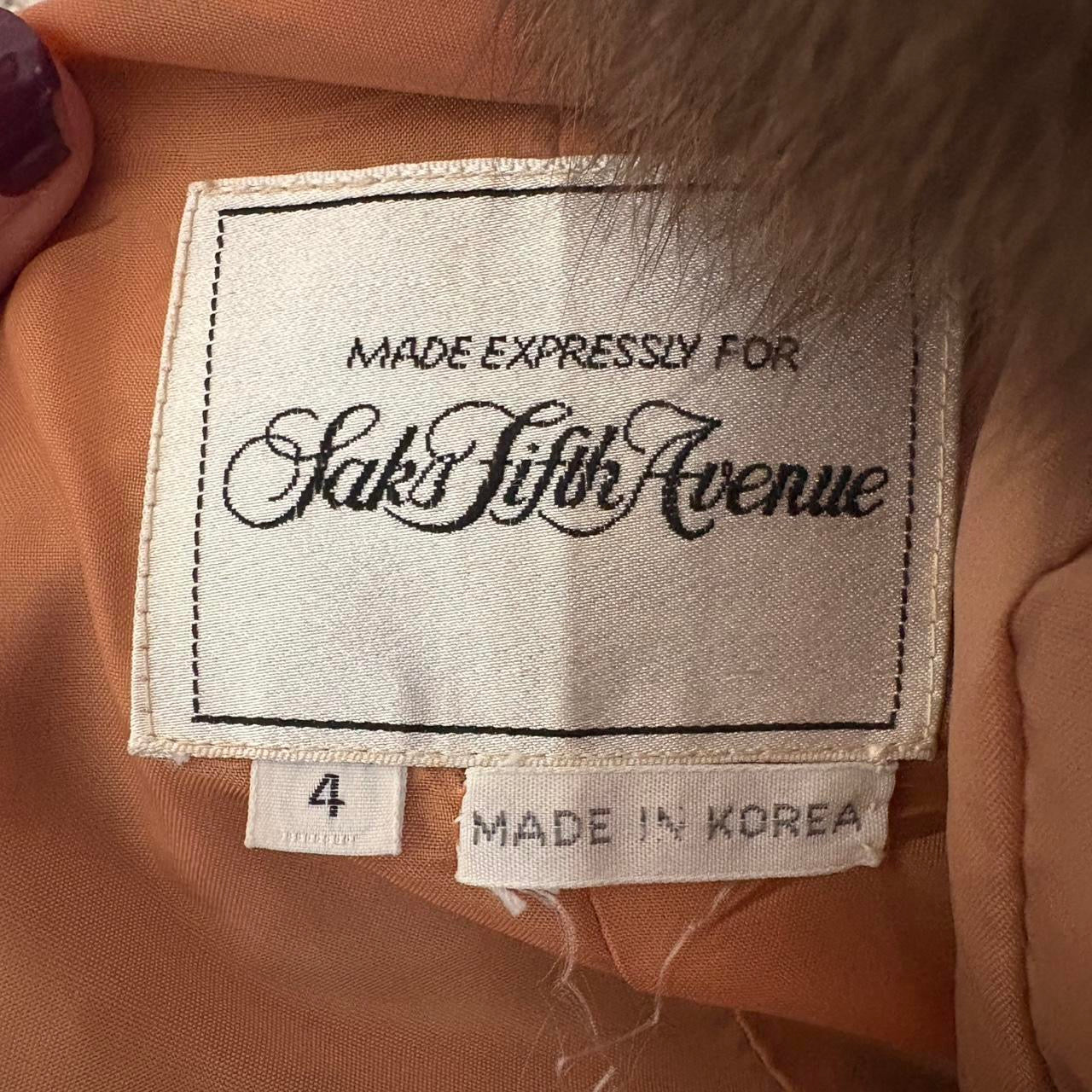 70’s Saks Fifth Fur Coat (XS-S)