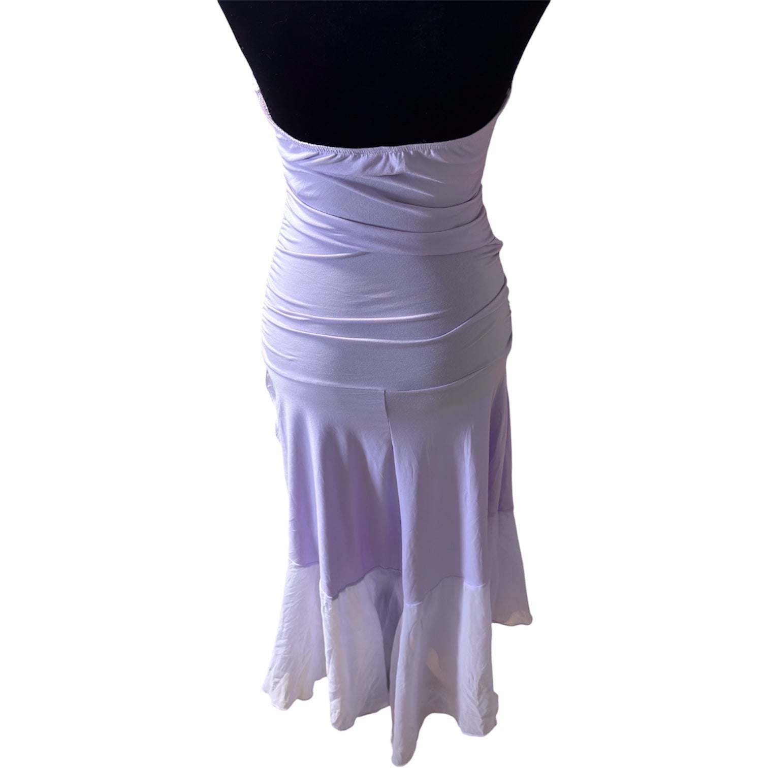 Y2K lilac tiered dress (S)