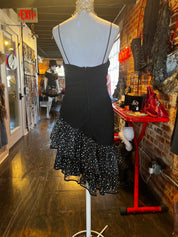 Black/White Polka Dot Dress (S)
