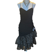 Black/White Polka Dot Dress (S)