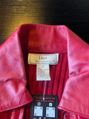 Faux Fur Knit Sweater Jacket (S)