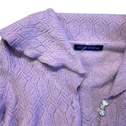 Lilac Knit Ribbon Shrug (M)