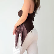 Vintage Asymmetrical One Shoulder Fairy Top (M)