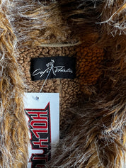 Suede Buckle Jacket Faux Fur (S-M)