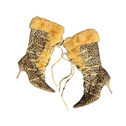 Leopard Print Fur Boots (10)