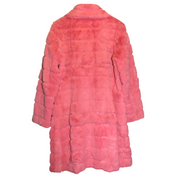 Pink Genuine Rabbit Fur Wilson’s Leather Jacket (M)