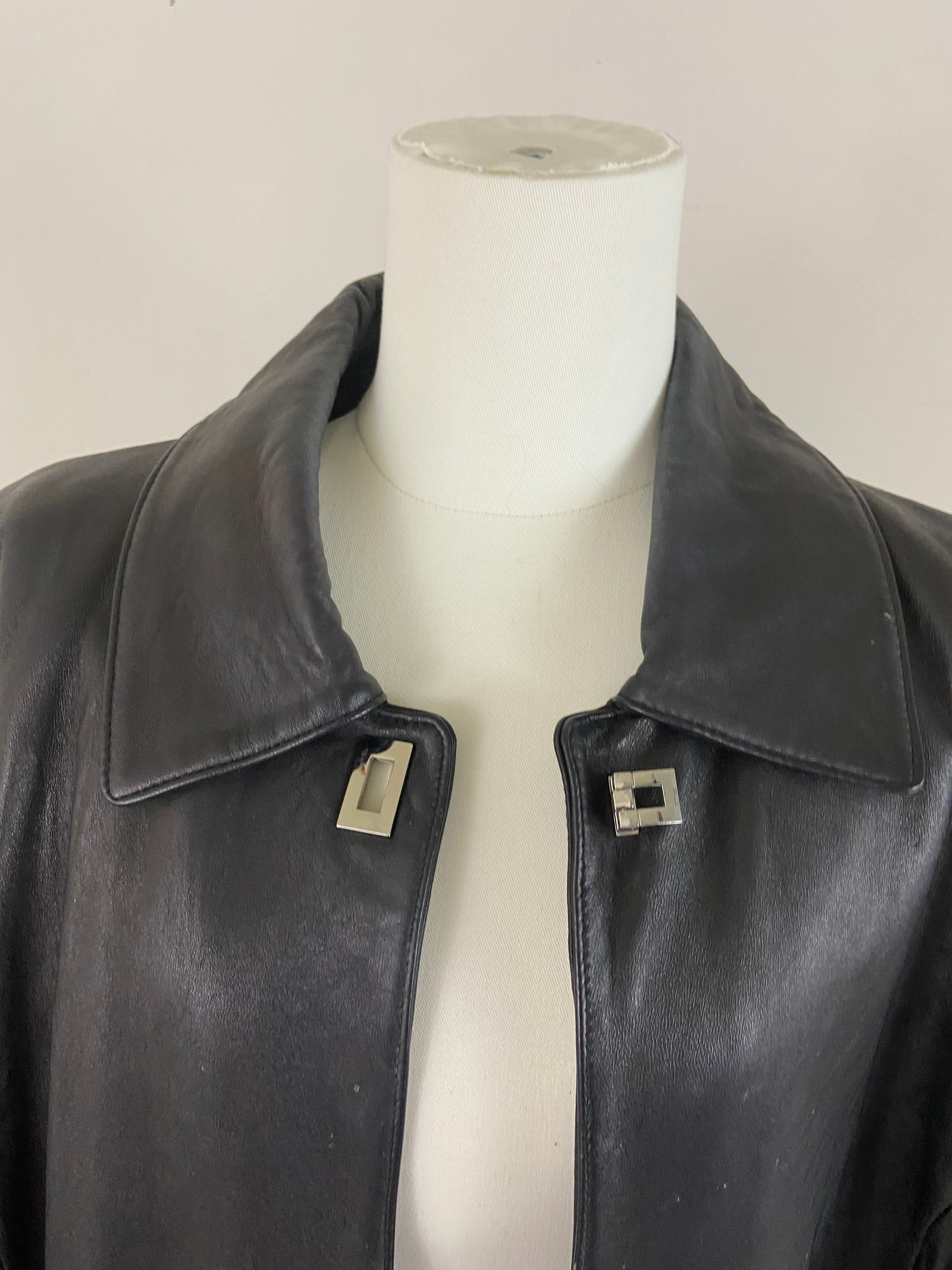 Leather Trench Coat (1X)