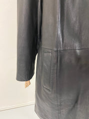 Alfani leather trench coat