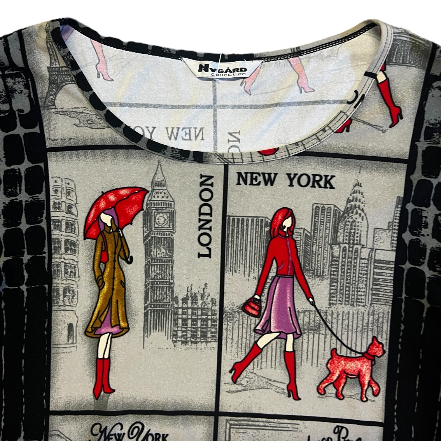‘00s Graphic Quarter Sleeve (M)