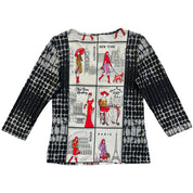 ‘00s Graphic Quarter Sleeve (M)