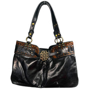 Kate Landry Black Cheetah Purse