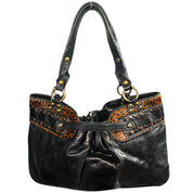 Kate Landry Black Cheetah Purse