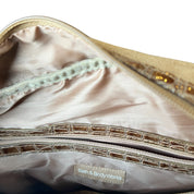 Suede Faux Snakeskin Duffle Bag