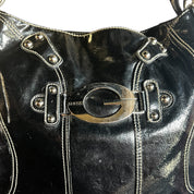 Guess Black Patent Leather Bag