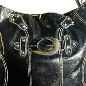 Guess Black Patent Leather Bag