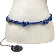 Blues Tone Beads Belt