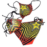 Y2K FOX racing x ROCKSTAR bikini set (S)