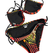 Y2K FOX racing x ROCKSTAR bikini set (S)