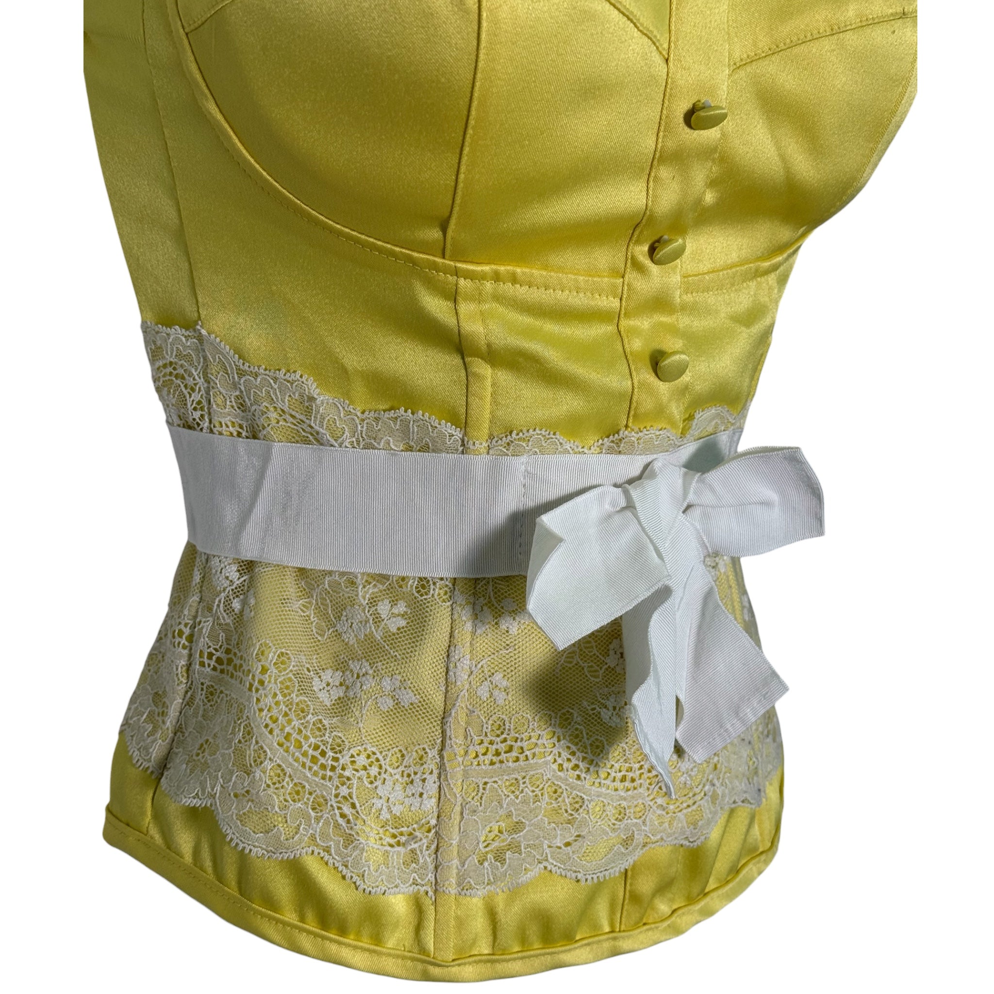 Rare Charlotte Russe satin bustier top (XS/S)