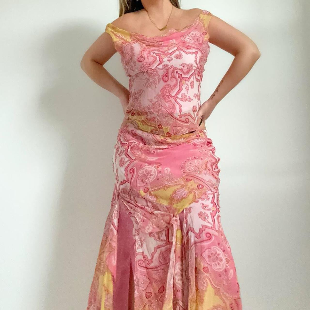 Y2K Silk Fairy Two-Piece Set (M)