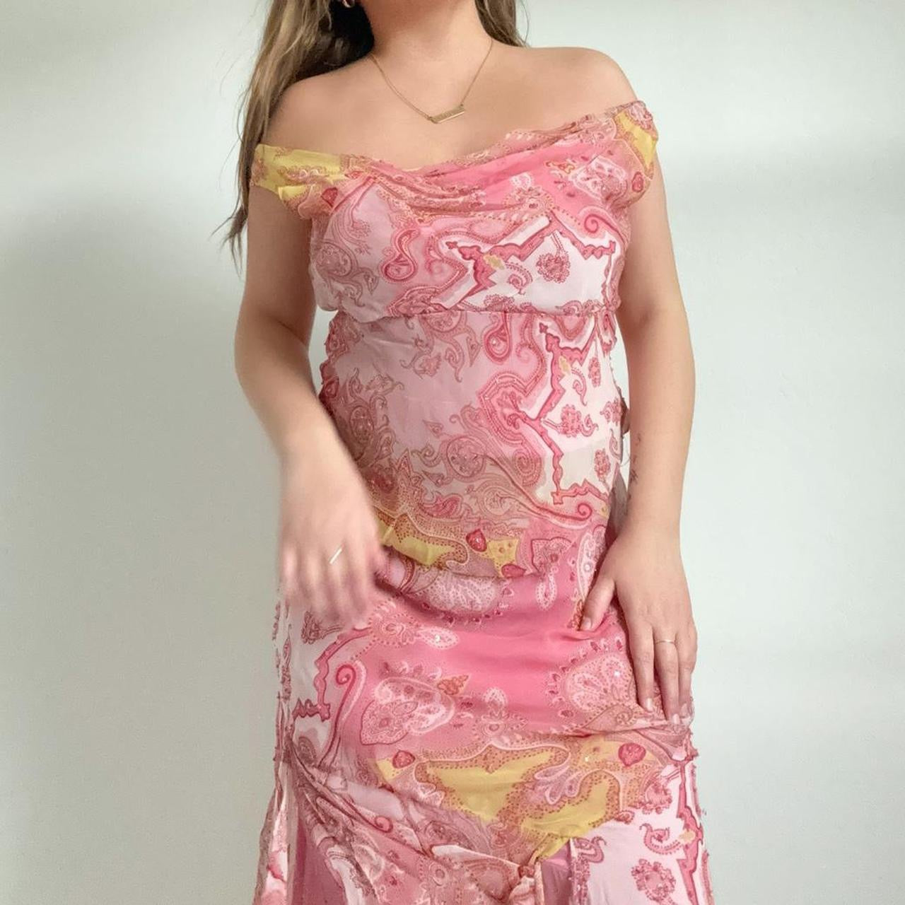 Y2K Silk Fairy Two-Piece Set (M)