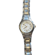 Silver Gold Accent Watch Choker