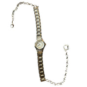 Silver Gold Accent Watch Choker