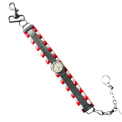 Red White Checker Watch Choker