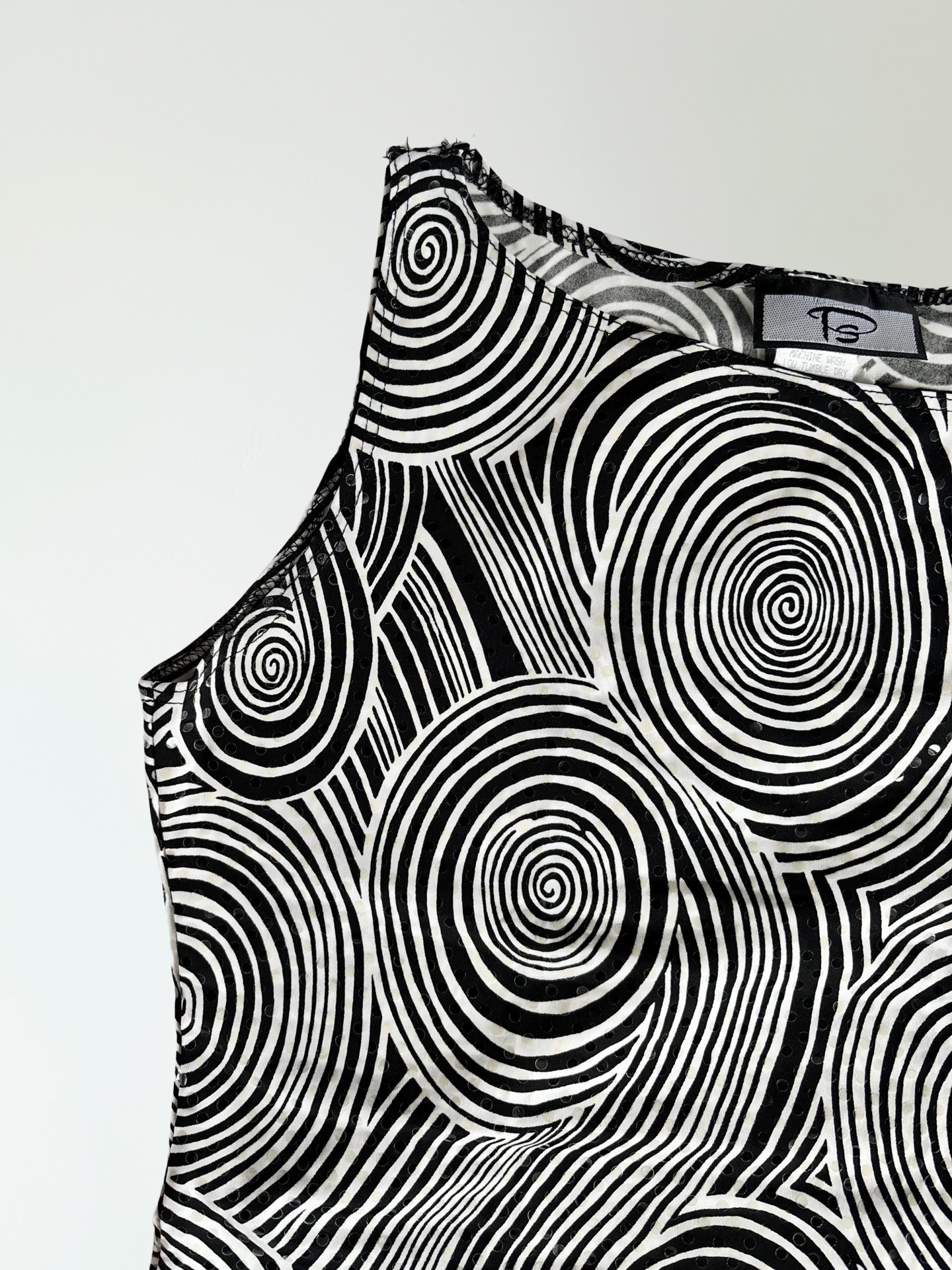 Vintage Swirl Abstract Top (XS)