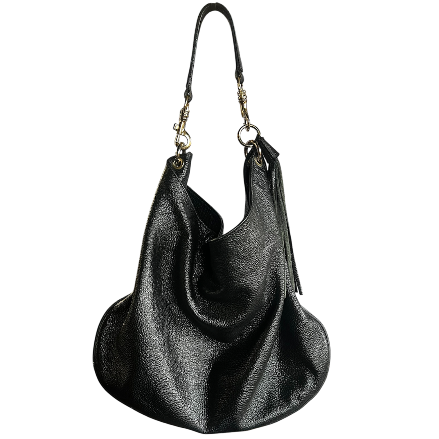 Borsein Pelle Leather Slouchy Bag