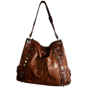 B Makowsky Brown Crocodile Purse