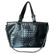 Kadie Ashman Black Crocodile Bag