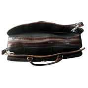 Brighton Black Brown Brief Case