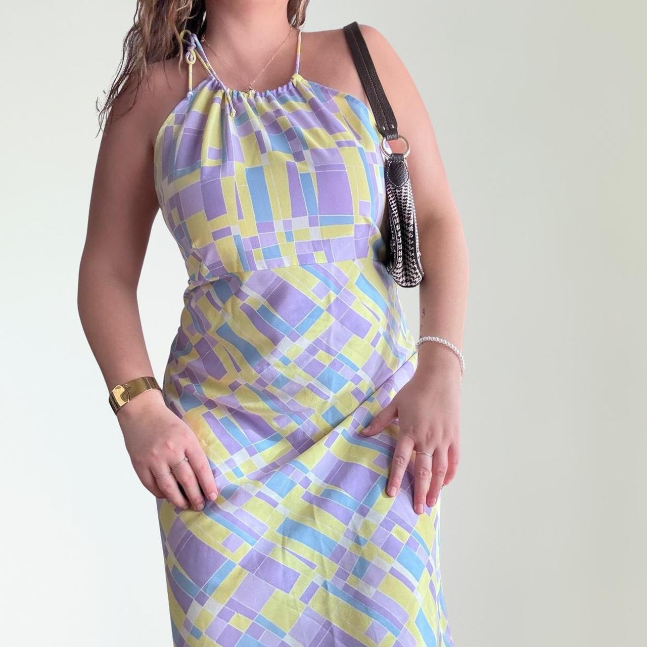 Vintage 80’s Pastel Dress (L)