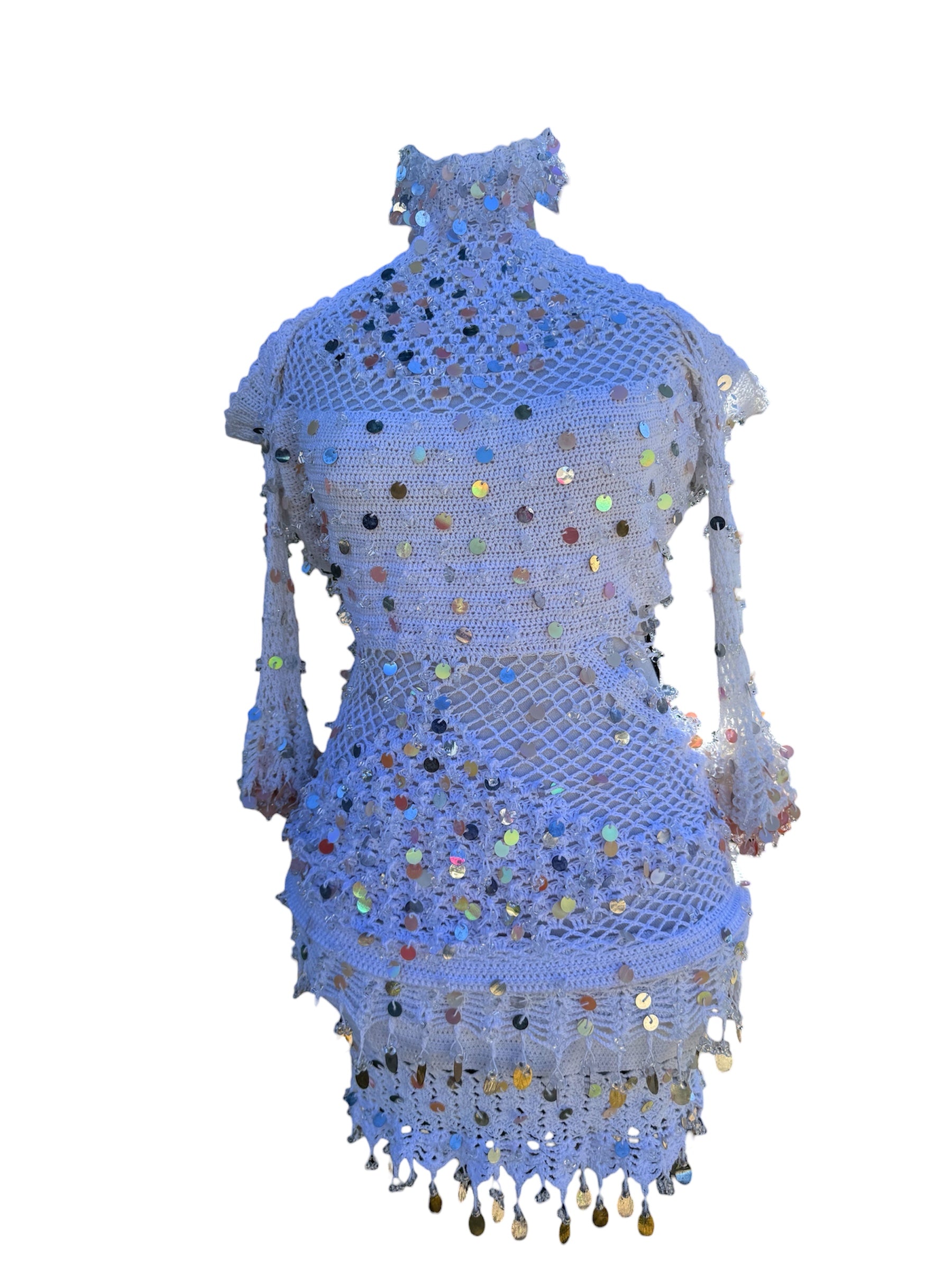 One of a kind crochet fairy dress (XS/S)
