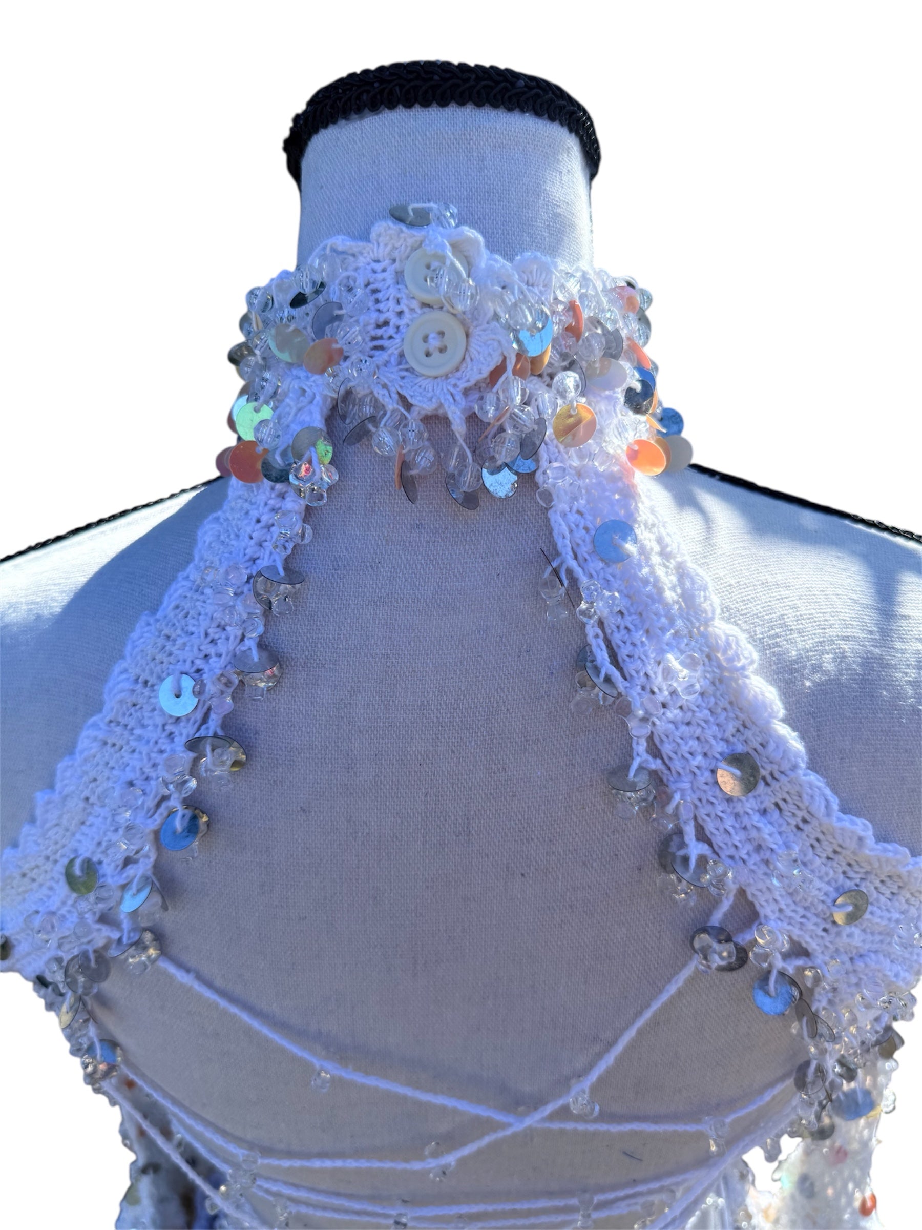 One of a kind crochet fairy dress (XS/S)