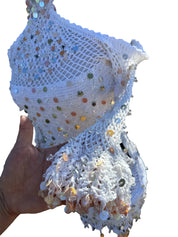One of a kind crochet fairy dress (XS/S)