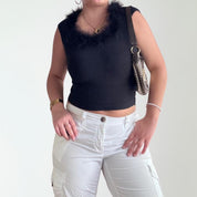 Vintage 90’s Fuzzy Tank Top (M)