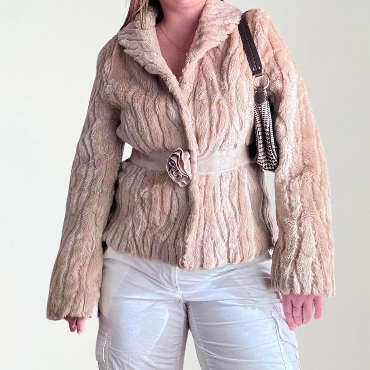 Vintage 90’s Faux Fur Coat (L)