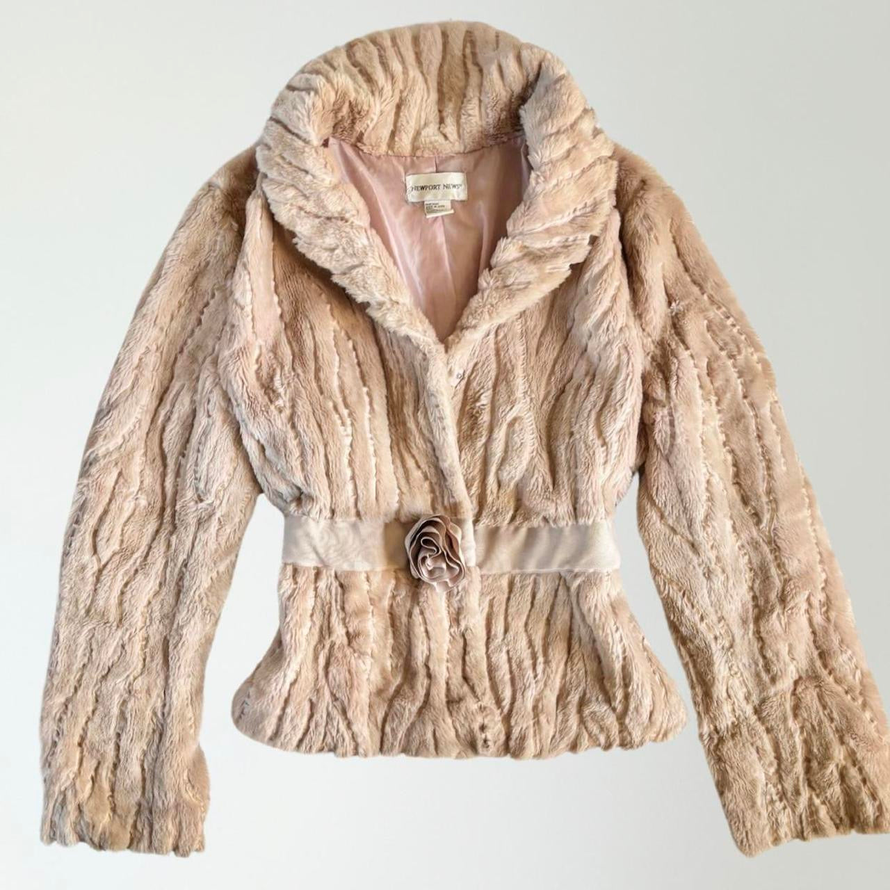 Vintage 90’s Faux Fur Coat (L)