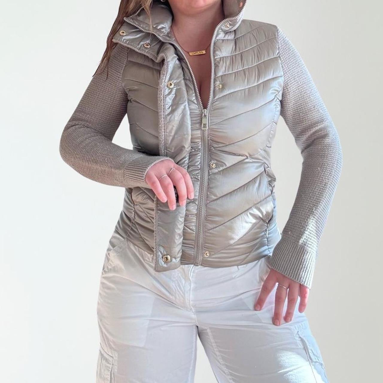 Calvin Klein Gunmetal Puffer Jacket (S)