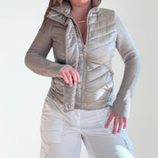 Calvin Klein Gunmetal Puffer Jacket (S)