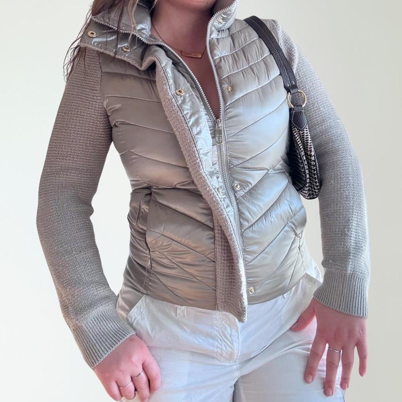 Calvin Klein Gunmetal Puffer Jacket (S)