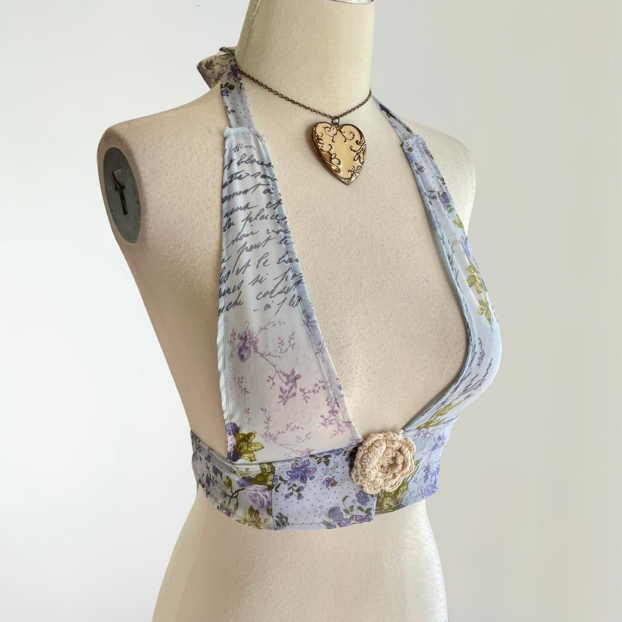 Handmade Floral Fairy Top (XS)