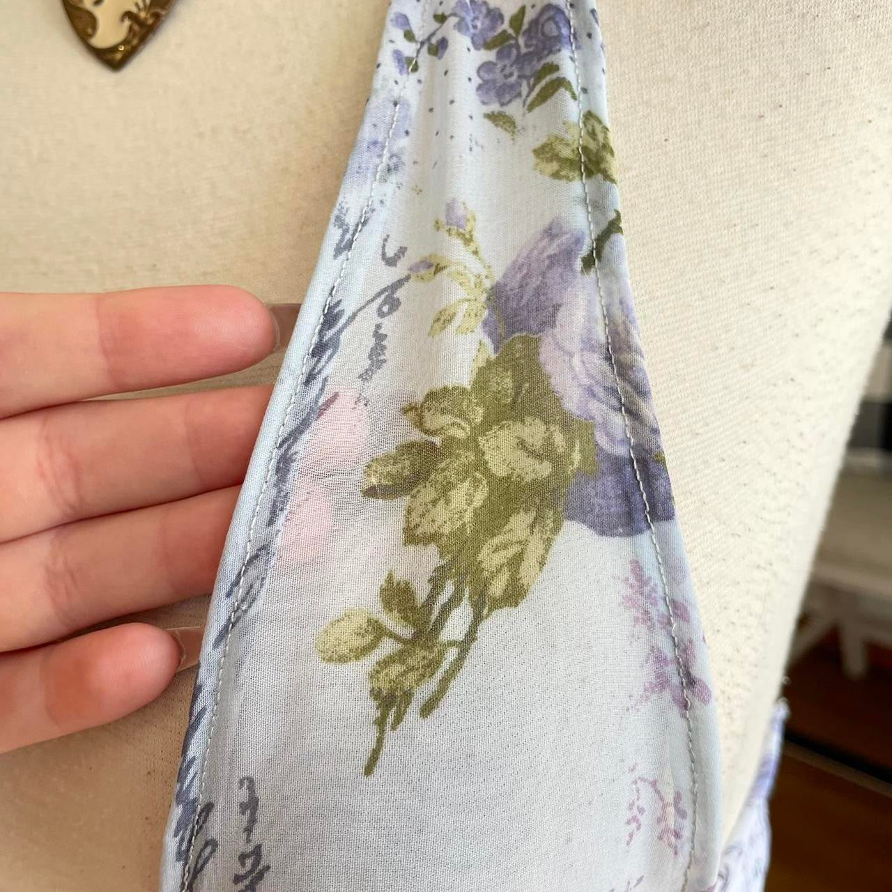 Handmade Floral Fairy Top (XS)