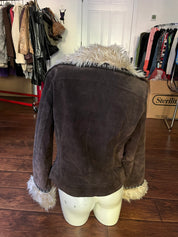 Chocolate Suede City Jacket (M)