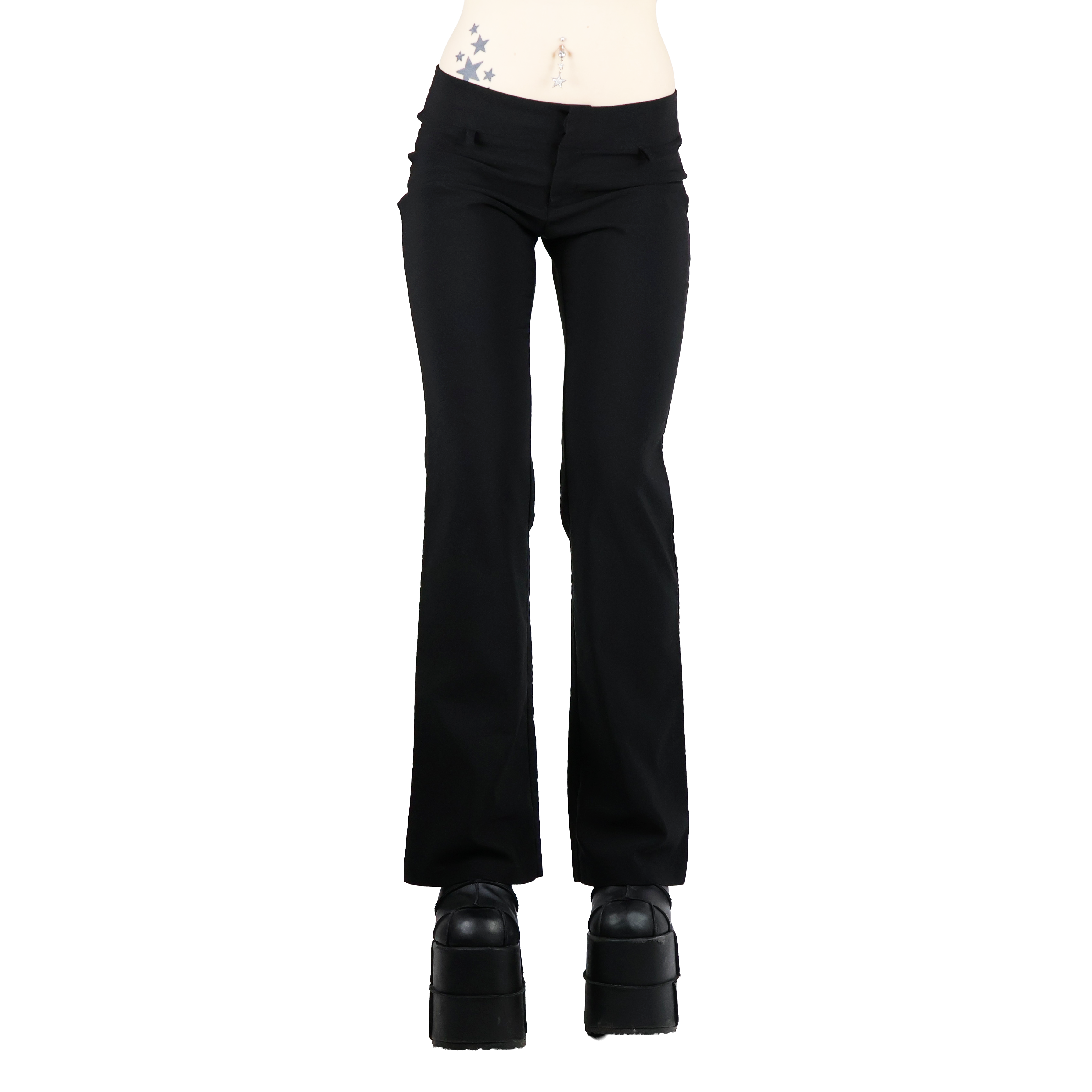 Y2K Low Rise Flares (XS) – Holy Thrift